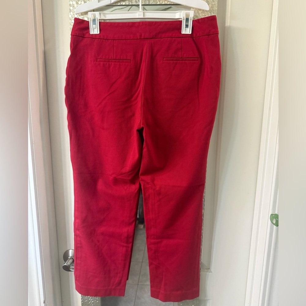 Crop red pants - Picture 2 of 3
